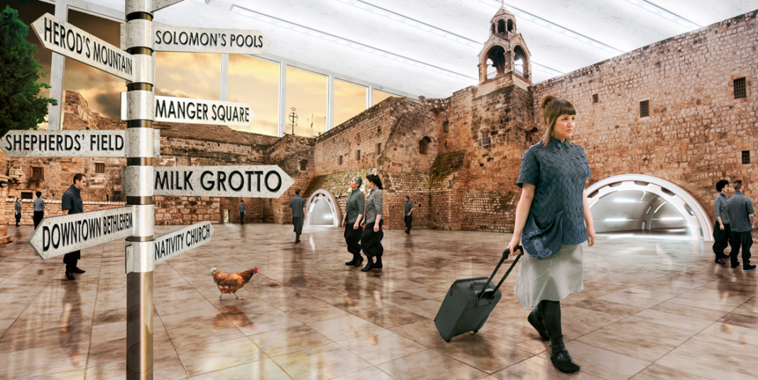 nation estate, Palestine, Israel, architecture, science fiction, environment, design