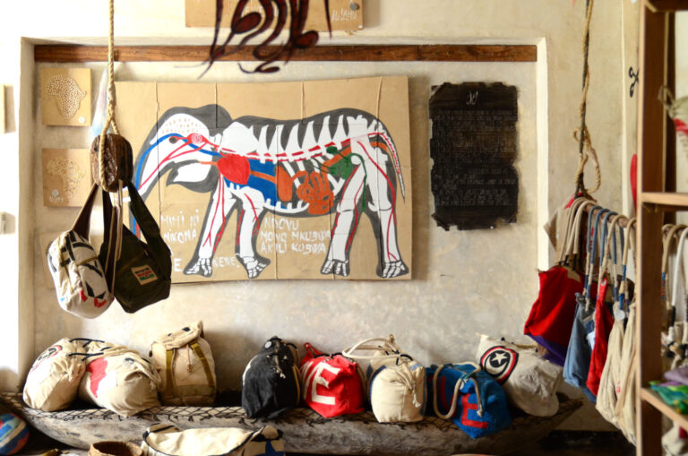 Ali Lamu Upcycles Weathered Dhow Sails into Inspiring Art