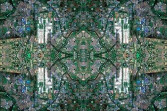 David Thomas Smith “Google Maps” Your City As a Persian Rug