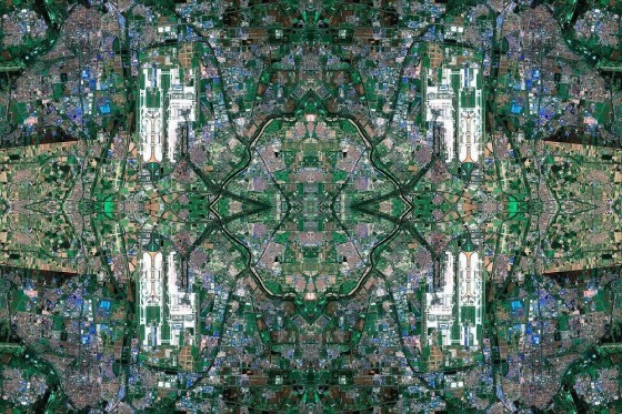 David Thomas Smith “Google Maps” Your City As a Persian Rug