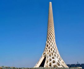 KAUST’s Breakwater Beacon is a Mashrabiya Lighthouse for Saudi Mariners