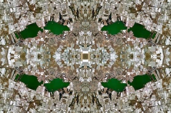 David Thomas Smith's Persian Carpets Made from Google Maps , las Norias de Daza as Persian Rug