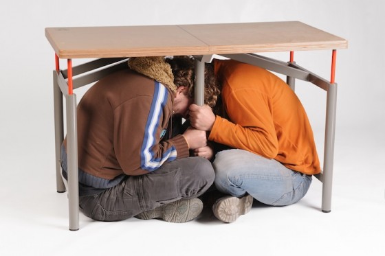 Bezalel Academy, Earthquake Table, MoMA, green design, natural disasters, sustainable design, eco-design, Israeli design