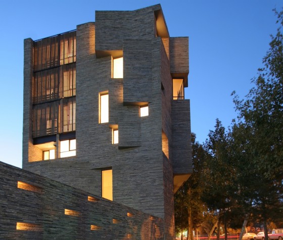 Mahallat Apartment, Iran, Aga Khan, recycled stone, natural materials, daylighting, natural ventilation, 2013 Architecture Awards, sustainable design, green design