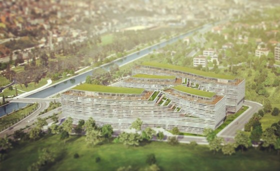 Premier Campus Office, JDS Architects, Kagithane, Istanbul, Turkey, green roof, green design, urban planning