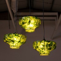 Green lighting, Israeli designers, green design from Israel, seaweed lamp, Marine Light, Nir Meiri,