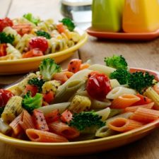 Tri-color Pasta Salad With Summer Vegetables Vegan RECIPE