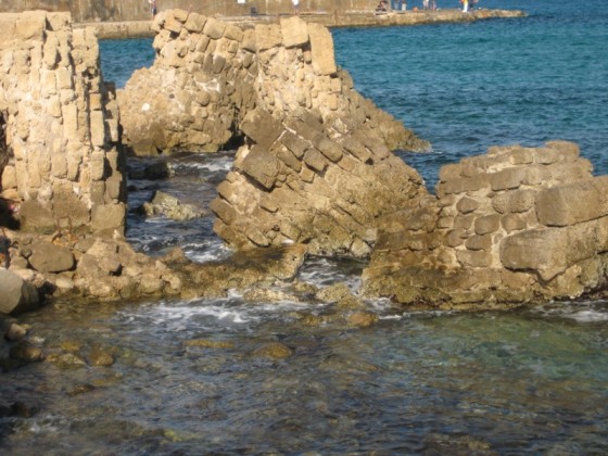Ceasarea port in israel