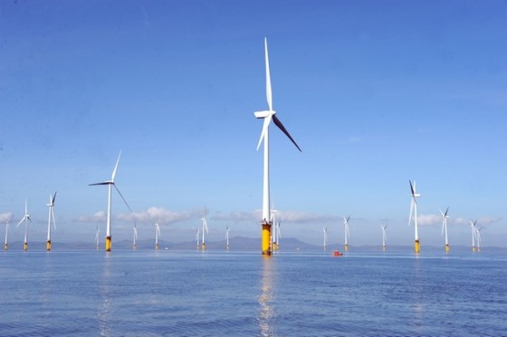 Offshore wind farm, wind energy, Masdar, London Array, renewable energy, clean tech, green tech, UK, E.On, Dong,