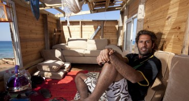 Old Bus Converts to Mediterranean Penthouse Suite on Wheels