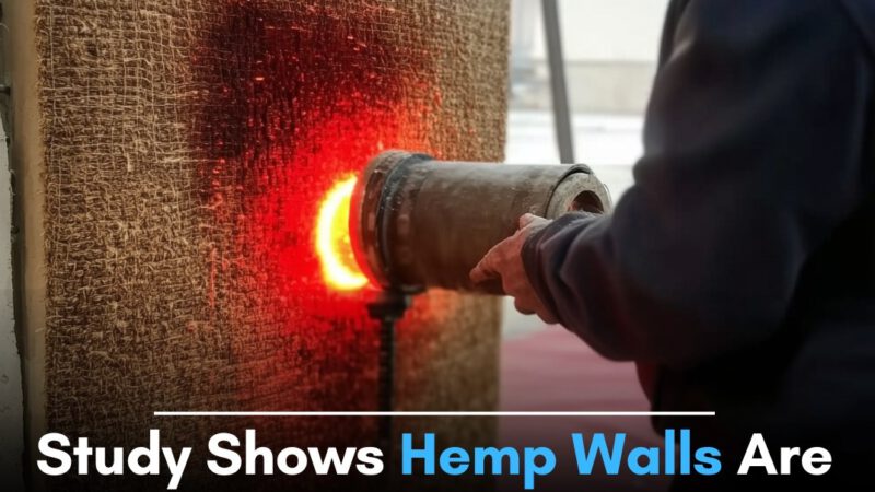 Build a fire-proof home with hemp blocks