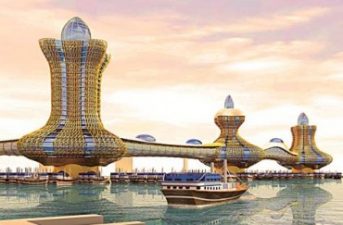Dubai unveils lamp-shaped ‘Aladdin City’ towers