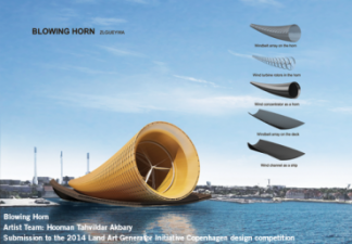 Blowing Horn harvests wind energy with a multi-rotor turbine