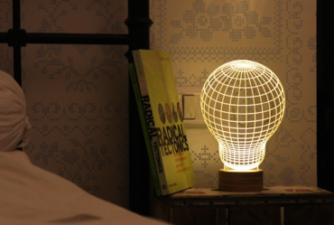 Studio Cheha’s awesome optical illusion makes flat LED lamps look 3D