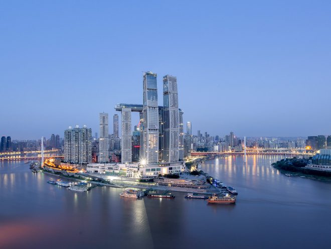 Moshe Safdie Architects, china, Raffles City, The Crystal Skywalk