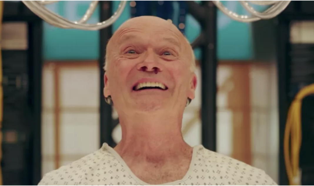 Creed Bratton Upload, head explding