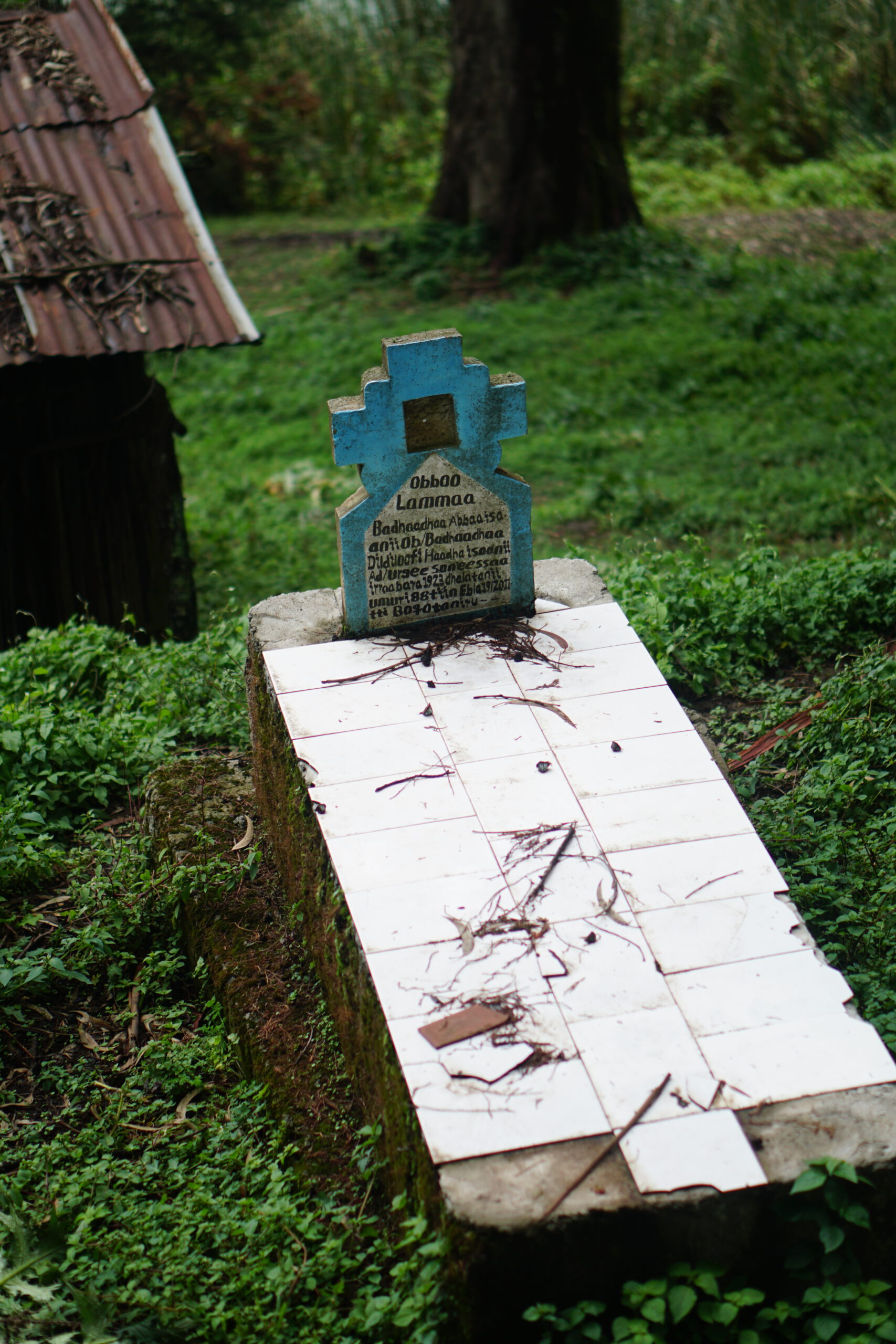 monks and priests buried on the island