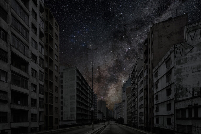 Urban light pollution shines bright in “Darkened Cities”
