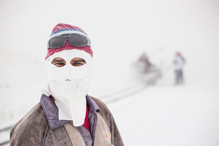 Stunning images show life as an Egyptian limestone worker