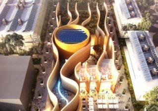 This wavy Expo pavilion will eat greenhouse gas in 2015