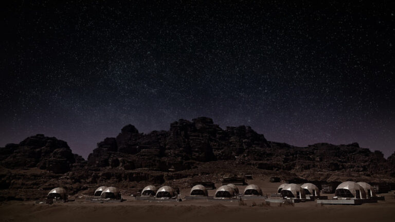 Glamping in Jordan but like you are on Mars