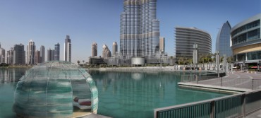 Floating Majlis meeting rooms made of recycled fishing nets in Dubai