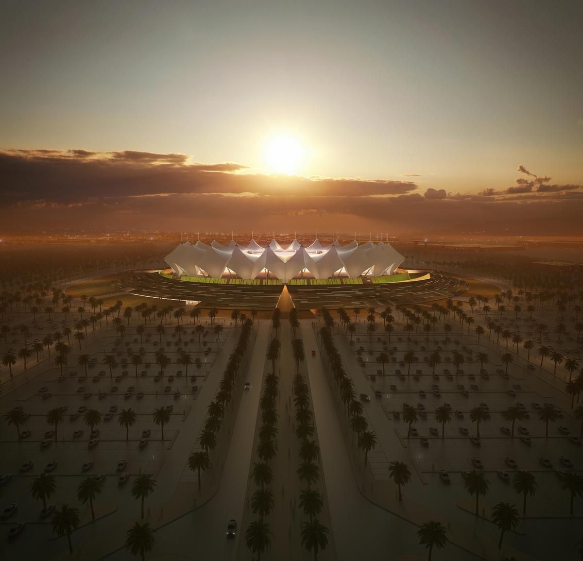 King Fahd Sports City Stadium, Riyadh, by Ian Fraser, John Roberts, Michael KC Cheah