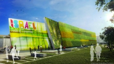 Living crop wall to showcase Israel’s agricultural genius at the 2015 Milan Expo