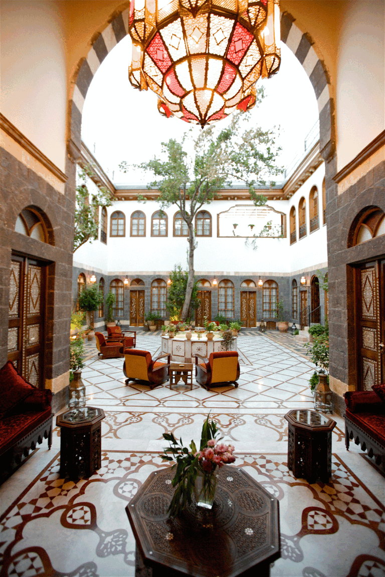 Stay at an Ottoman palace in Syria, at Beit Zafran