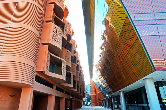 Masdar Incubator Building, Foster & Partners, clean tech, free economic zone, green design, Masdar City, Abu Dhabi