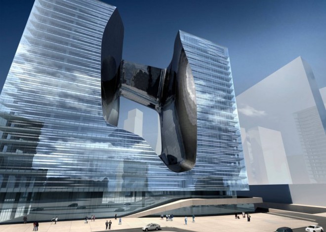 Opus Office Tower, ME Dubai, Zaha Hadid, Burj Dubai, ungreen developments, Dubai Luxury Hotels
