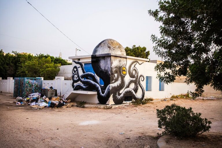 150 graffiti artists create a giant open air gallery in Tunisia