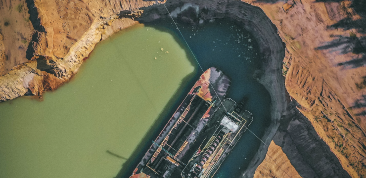 Sand mining in the Czech Republic