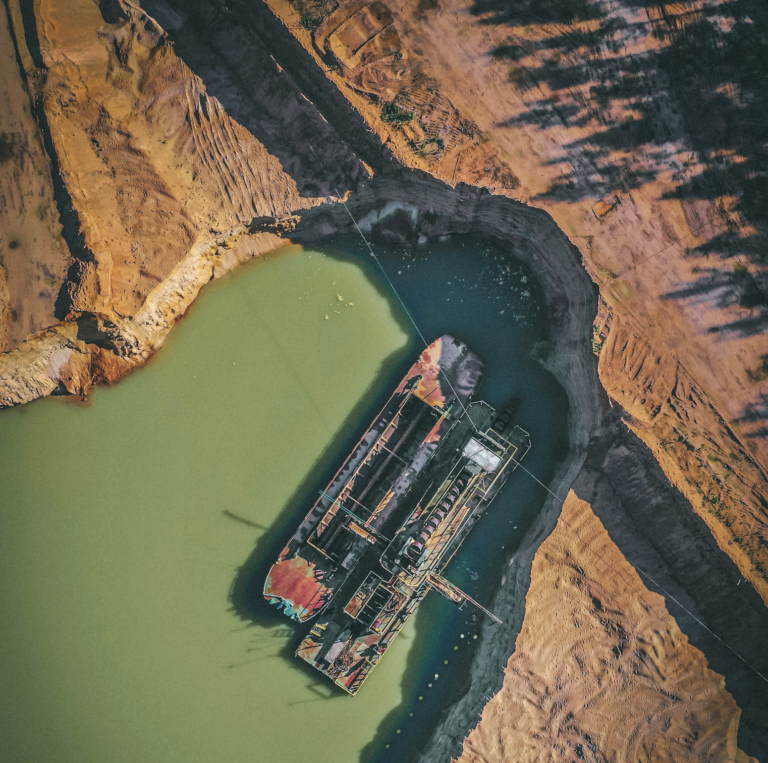 Deep sea mining for concrete