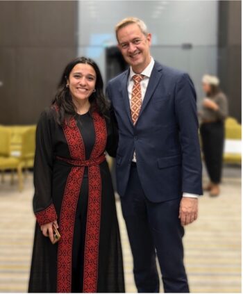 Sara, a Bah'ai in Istanbul with Eric Roux. Credit: URI