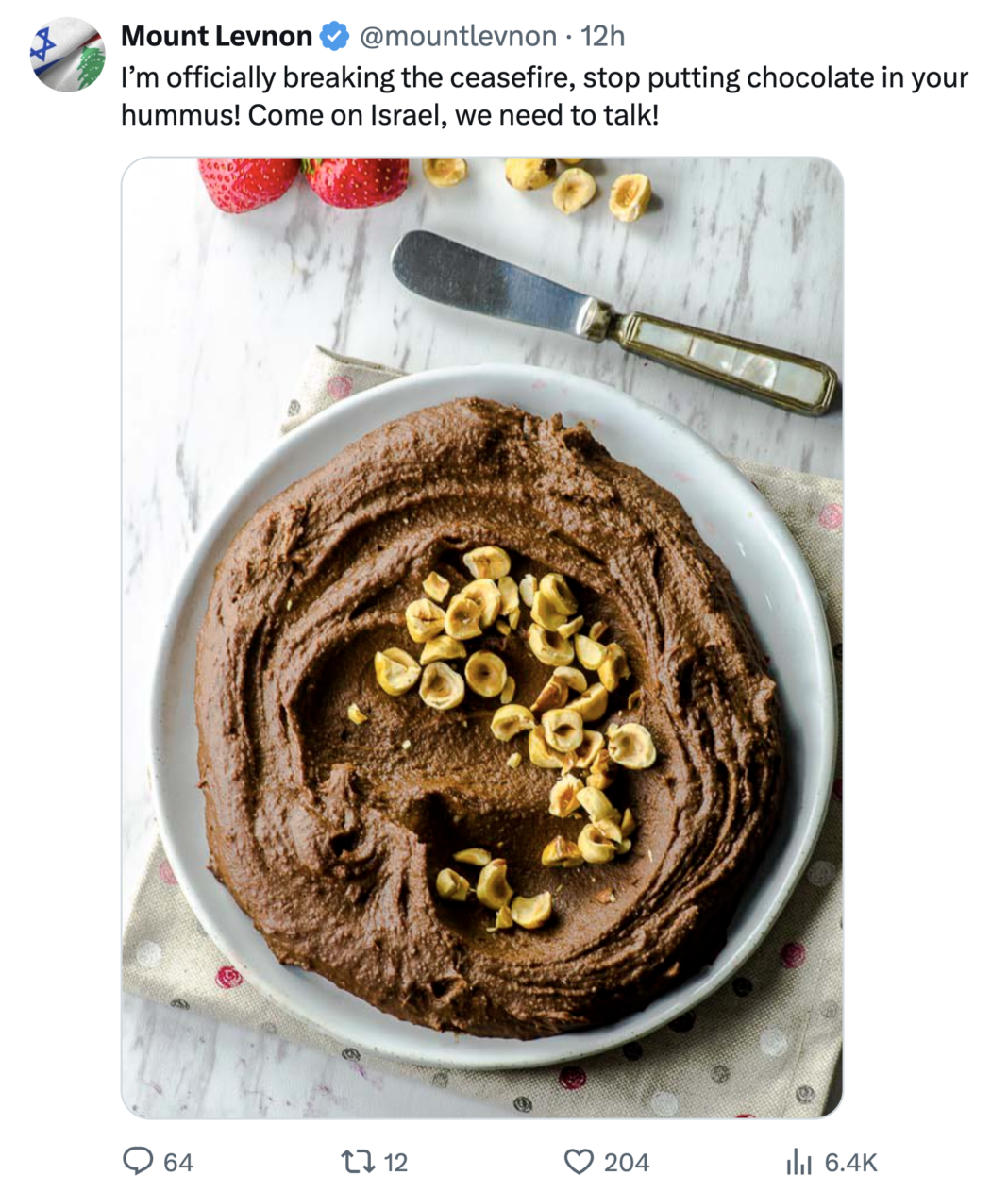 chocolate hummus