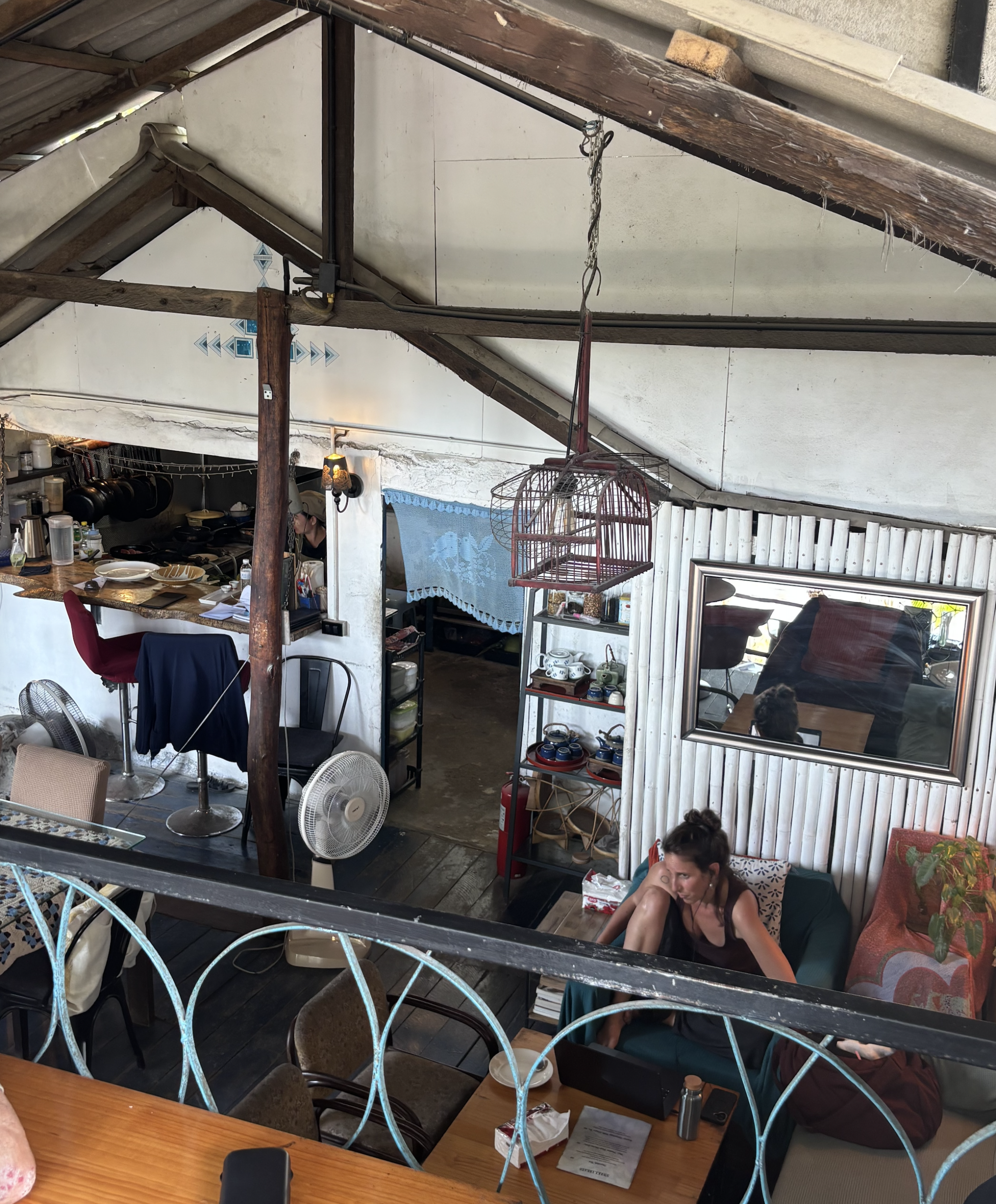 Up in the loft of Street Vegan