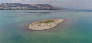 Sea of Galilee sinking deep, island appears first time in centuries