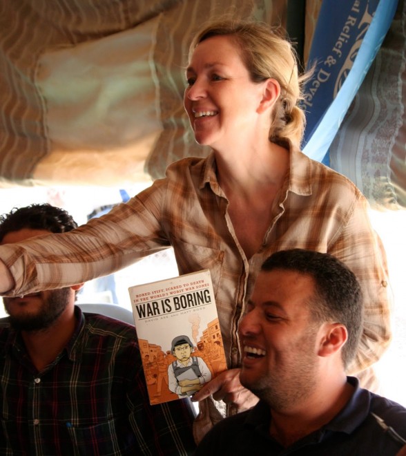 zaatari art workshop Jean Bradbury