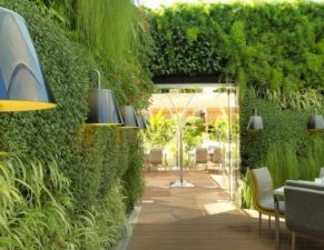 Vertical gardens in Lebanon based on traditional Arabia designs