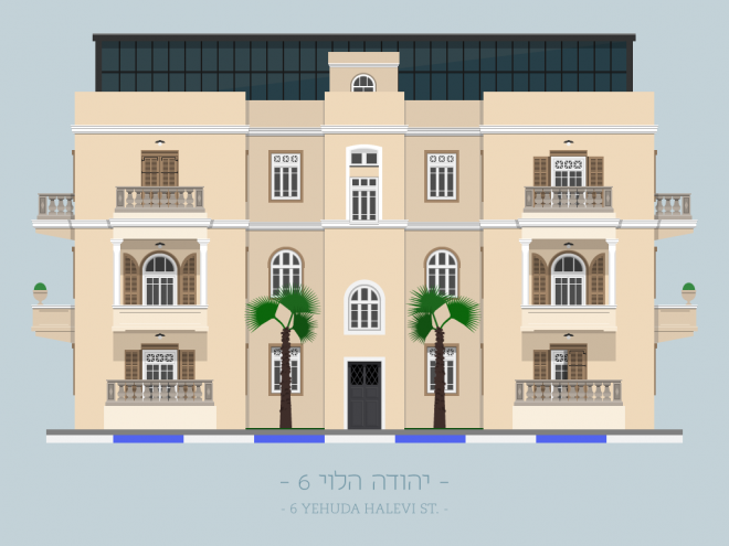 TLV Buildings, Avner Gicelter Bauhaus, Bauhaus Architecture, UNESCO World Heritage Site, ecotourism, design, the white city, tel aviv, israeli design, historical architecture