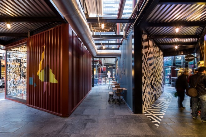 Trump Cadde, GAD, Istanbul, shipping containers, bazaar, souk, Trump Tower Mall shipping containers, recycled shipping container, adaptive reuse