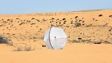 Wind-powered Tumbleweed robot rolls back encroaching deserts