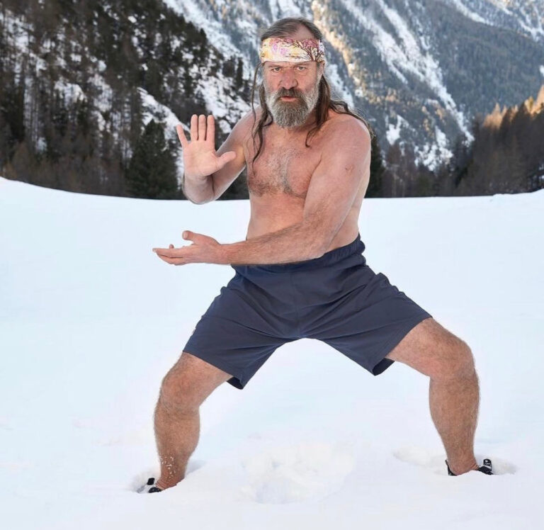 Wim Hof and cold water swimming