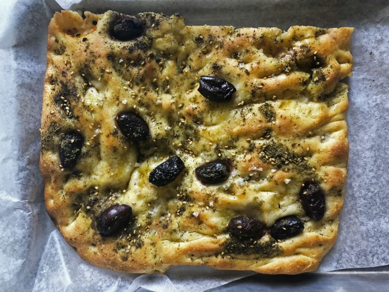 Recipe: Olive and Za’atar-Topped Focaccia