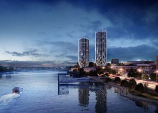 Iraq-born Zaha Hadid’s new towers on former radiation zone in Australia