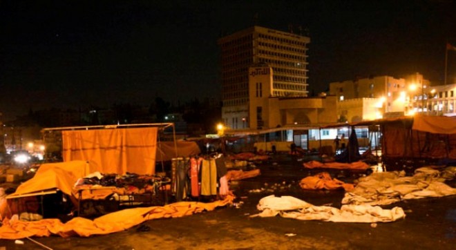 Abdali souk riot Amman Jordan