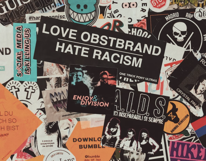 Stickers for branding, activism