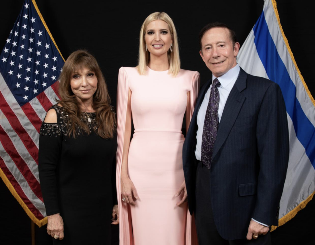 Ivanka Trump with philanthropist Adam Milstein, who advocates transforming renewed Jewish solidarity into sustained community engagement and action.