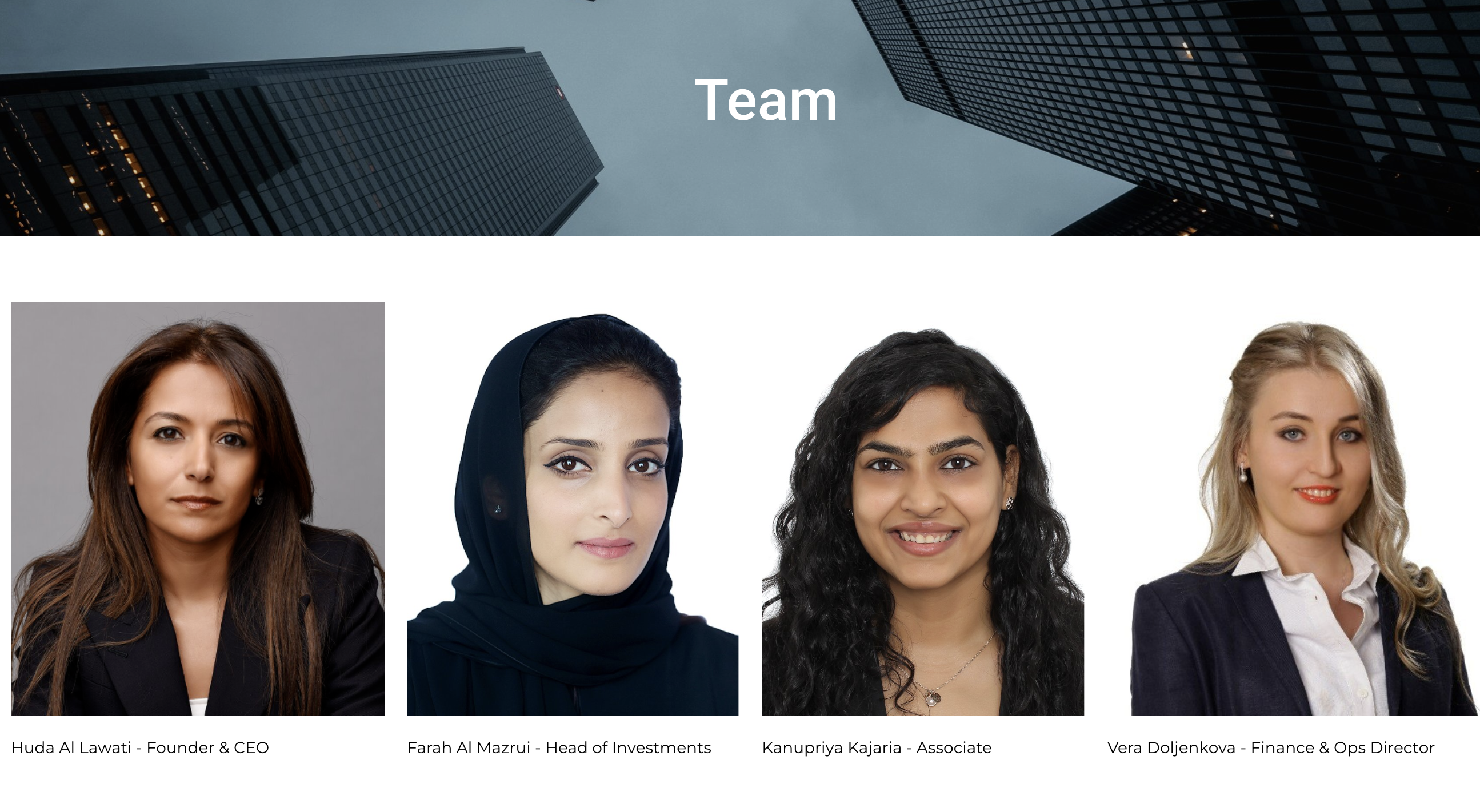 Aliph all women fund, vc, abu Dhabi